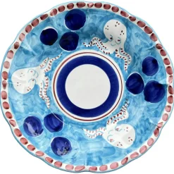 Amalfi Djup Tallrik 23 cm, Turkos