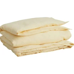 Cotton Linen Påslakan 150x210 cm, Butter Yellow